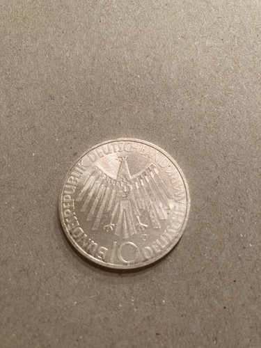 10dm gedenkmünze 1972 - gedenkmünze,