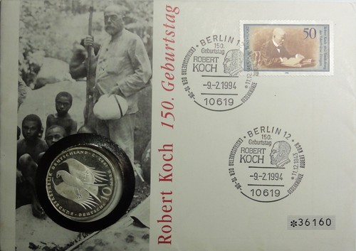 Brd numisbrief 1994 - 10, dm