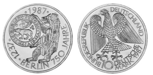 Brd alle gedenkmünzen - brd, 10