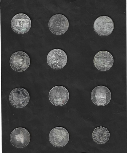Silber gedenkmünzen - 10,