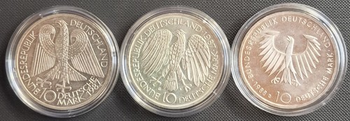 Brd silber gedenkmünzen - brd, dm