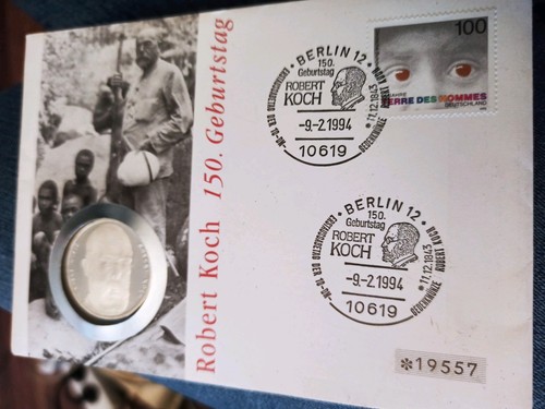 Numisbrief silbermünze - 10, dm