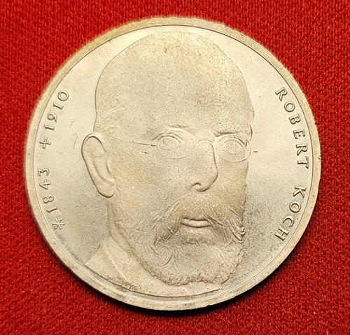 Gedenkmünze robert koch 10 - gedenkmünze, (10